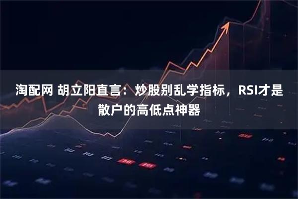 淘配网 胡立阳直言：炒股别乱学指标，RSI才是散户的高低点神器